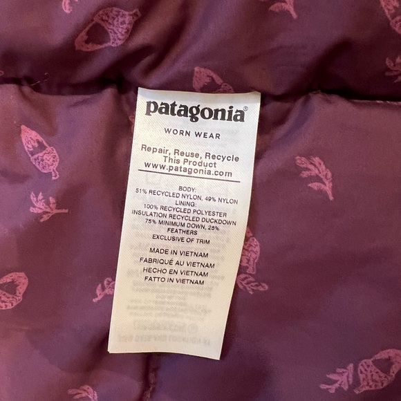 PATAGONIA WOMEN'S BIVY HOODED VEST Size XS - Picture 7 of 7
